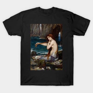 A Mermaid - John William Waterhouse T-Shirt